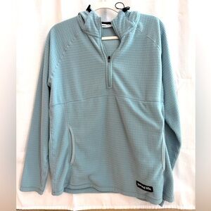 Young Life Melanzana-Style Hoodie Size Large Grey/Blue
